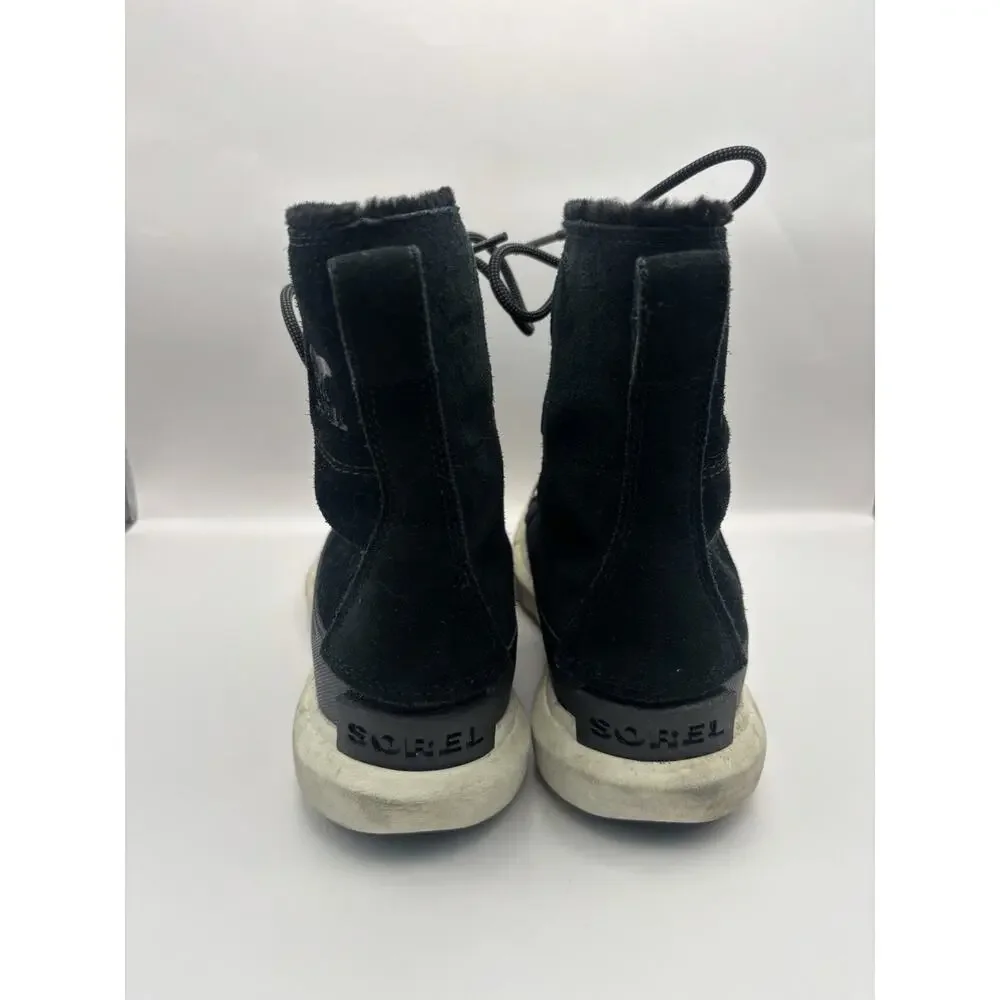 Sorel Explorer II Joan Black Boots Women Size 7
